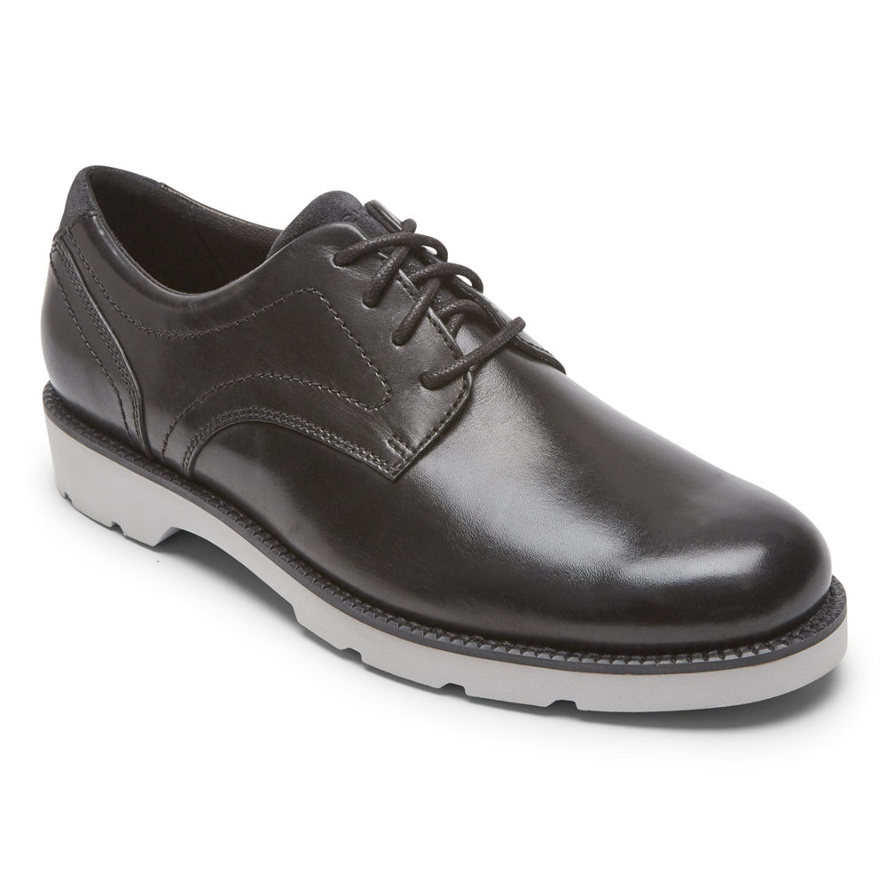 Rockport Oxfords For Mens Black - Bradlee Plain Toe - ZF6270598